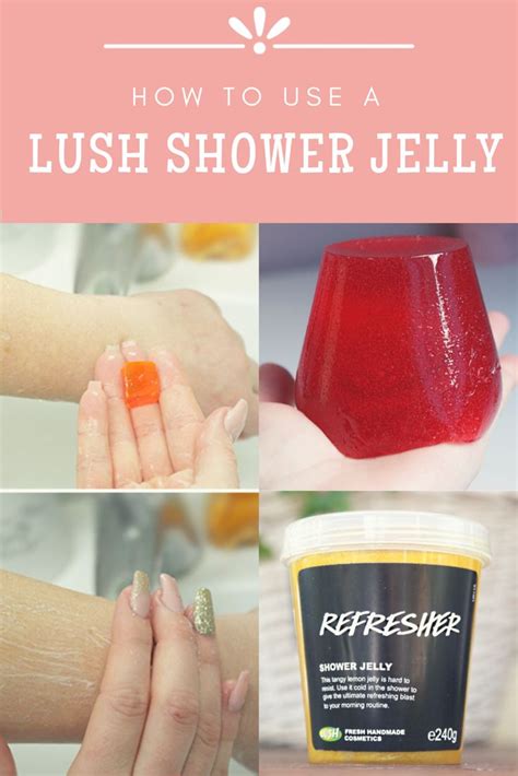 How to use a Lush shower jelly